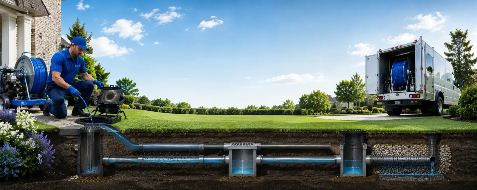 Outdoor drain cleaning information for Gibsland, LA